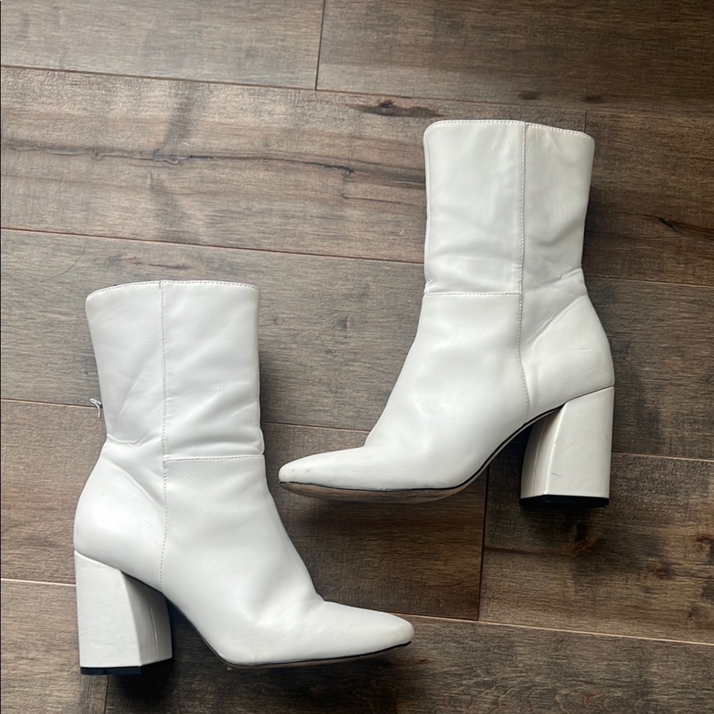 Rare H&M White Boots